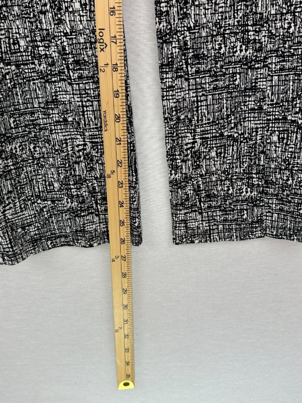 89th + MADISON BLACK & WHITE PRINTED WOMEN'S PANTS, STRAIGHT LEG, PULL-ON, L/G - Picture 6 of 9